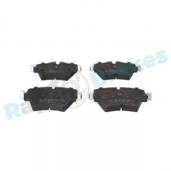 Jeu de 4 plaquettes de frein avant RAP BRAKES R-P0914