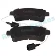 Jeu de 4 plaquettes de frein arrière RAP BRAKES R-P0916 - Visuel 3
