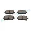 Jeu de 4 plaquettes de frein arrière RAP BRAKES R-P0917 - Visuel 3