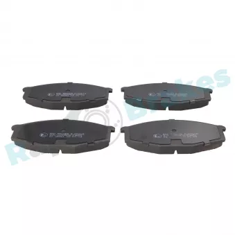 Jeu de 4 plaquettes de frein avant RAP BRAKES R-P0918