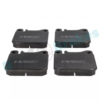 Jeu de 4 plaquettes de frein avant RAP BRAKES R-P0919