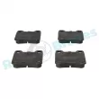 Jeu de 4 plaquettes de frein arrière RAP BRAKES R-P0920 - Visuel 1