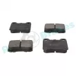 Jeu de 4 plaquettes de frein arrière RAP BRAKES R-P0920 - Visuel 2