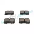 Jeu de 4 plaquettes de frein arrière RAP BRAKES R-P0920 - Visuel 3