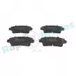 Jeu de 4 plaquettes de frein avant RAP BRAKES R-P0921 - Visuel 1