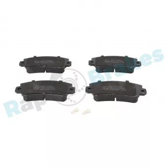Jeu de 4 plaquettes de frein avant RAP BRAKES R-P0921