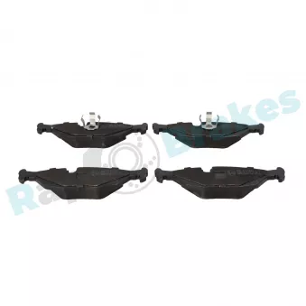 Jeu de 4 plaquettes de frein arrière RAP BRAKES R-P0922
