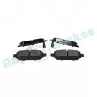 Jeu de 4 plaquettes de frein arrière RAP BRAKES R-P0925 - Visuel 3