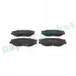 Jeu de 4 plaquettes de frein avant RAP BRAKES R-P0926 - Visuel 1