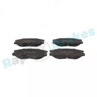 Jeu de 4 plaquettes de frein avant RAP BRAKES R-P0926