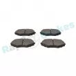 Jeu de 4 plaquettes de frein avant RAP BRAKES R-P0940 - Visuel 3