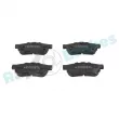 Jeu de 4 plaquettes de frein arrière RAP BRAKES R-P0949 - Visuel 1