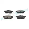 Jeu de 4 plaquettes de frein arrière RAP BRAKES R-P0949 - Visuel 2