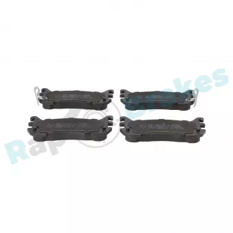 Jeu de 4 plaquettes de frein arrière RAP BRAKES R-P0956