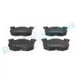 Jeu de 4 plaquettes de frein avant RAP BRAKES R-P0957 - Visuel 2