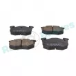 Jeu de 4 plaquettes de frein avant RAP BRAKES R-P0957 - Visuel 3