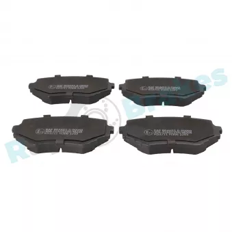 Jeu de 4 plaquettes de frein avant RAP BRAKES R-P0960