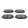 Jeu de 4 plaquettes de frein avant RAP BRAKES R-P0960 - Visuel 3