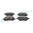 Jeu de 4 plaquettes de frein avant RAP BRAKES R-P0969 - Visuel 2