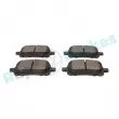 Jeu de 4 plaquettes de frein avant RAP BRAKES R-P0969 - Visuel 3