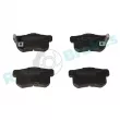 Jeu de 4 plaquettes de frein arrière RAP BRAKES R-P0971 - Visuel 1