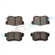 Jeu de 4 plaquettes de frein arrière RAP BRAKES R-P0971 - Visuel 3