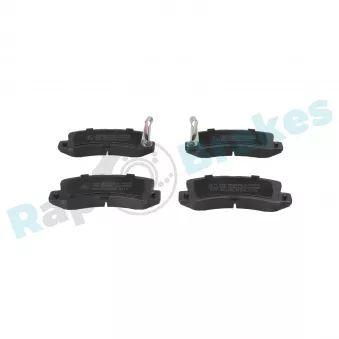 Jeu de 4 plaquettes de frein arrière RAP BRAKES R-P0978