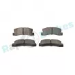 Jeu de 4 plaquettes de frein arrière RAP BRAKES R-P0978 - Visuel 3