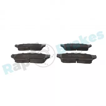 Jeu de 4 plaquettes de frein avant RAP BRAKES R-P0981