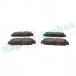 Jeu de 4 plaquettes de frein avant RAP BRAKES R-P0981 - Visuel 3