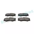 Jeu de 4 plaquettes de frein avant RAP BRAKES R-P0983 - Visuel 3