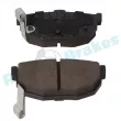 Jeu de 4 plaquettes de frein arrière RAP BRAKES R-P0984 - Visuel 2