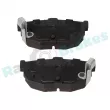 Jeu de 4 plaquettes de frein arrière RAP BRAKES R-P0984 - Visuel 3