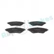 Jeu de 4 plaquettes de frein avant RAP BRAKES R-P0985 - Visuel 1