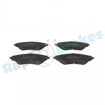 Jeu de 4 plaquettes de frein avant RAP BRAKES R-P0985