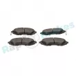 Jeu de 4 plaquettes de frein avant RAP BRAKES R-P0985 - Visuel 3