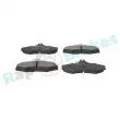 Jeu de 4 plaquettes de frein arrière RAP BRAKES R-P0986 - Visuel 2