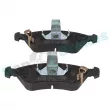 Jeu de 4 plaquettes de frein avant RAP BRAKES R-P0987 - Visuel 2