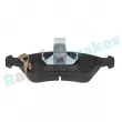 Jeu de 4 plaquettes de frein avant RAP BRAKES R-P0987 - Visuel 3