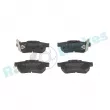 Jeu de 4 plaquettes de frein arrière RAP BRAKES R-P0988 - Visuel 1