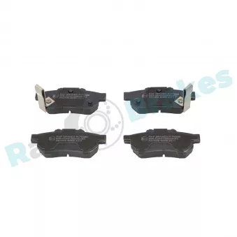 Jeu de 4 plaquettes de frein arrière RAP BRAKES R-P0988