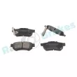 Jeu de 4 plaquettes de frein arrière RAP BRAKES R-P0988 - Visuel 2
