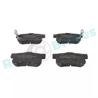 Jeu de 4 plaquettes de frein arrière RAP BRAKES R-P0989
