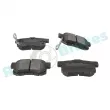 Jeu de 4 plaquettes de frein arrière RAP BRAKES R-P0989 - Visuel 2