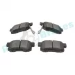 Jeu de 4 plaquettes de frein arrière RAP BRAKES R-P0989 - Visuel 3