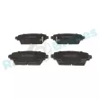 Jeu de 4 plaquettes de frein avant RAP BRAKES R-P0997 - Visuel 1