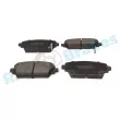 Jeu de 4 plaquettes de frein avant RAP BRAKES R-P0997 - Visuel 2