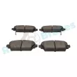 Jeu de 4 plaquettes de frein avant RAP BRAKES R-P0997 - Visuel 3