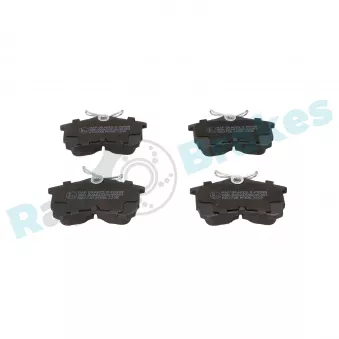 Jeu de 4 plaquettes de frein arrière RAP BRAKES R-P0999