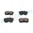 Jeu de 4 plaquettes de frein arrière RAP BRAKES R-P0999 - Visuel 2